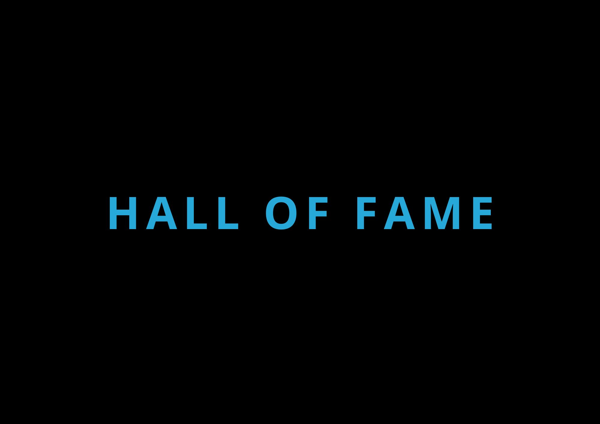 Teksti: Hall of Fame